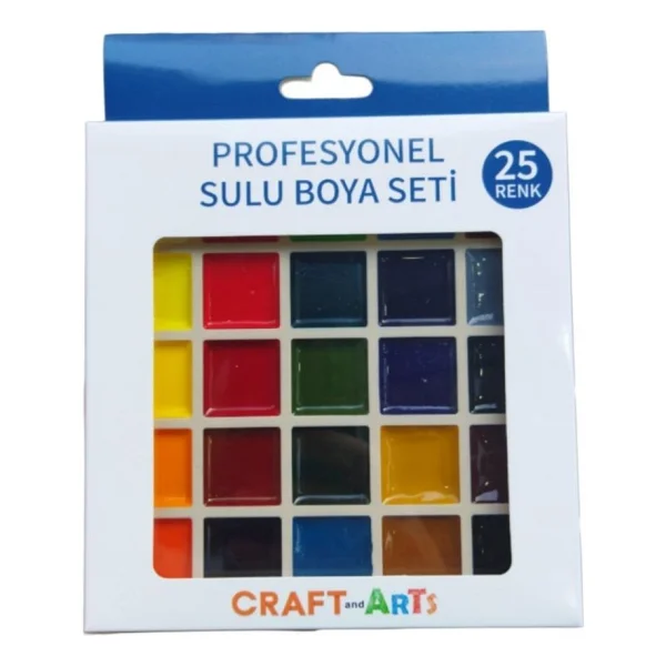 Craft And Arts Profesyonel Sulu Boya Seti 25 Renk - Görsel 3