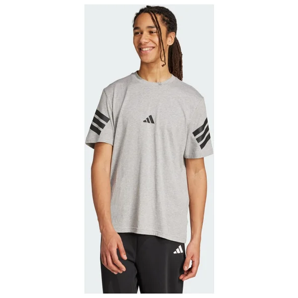 Adidas Future Icons 3-Stripes JD4877 Kısa Kollu Bisiklet Yaka Erkek Tişört - Görsel 6