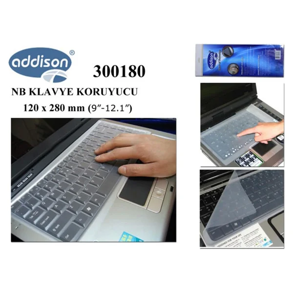 Addison 300180 9"-12.1" Notebook Klavye Koruyucu - Görsel 3