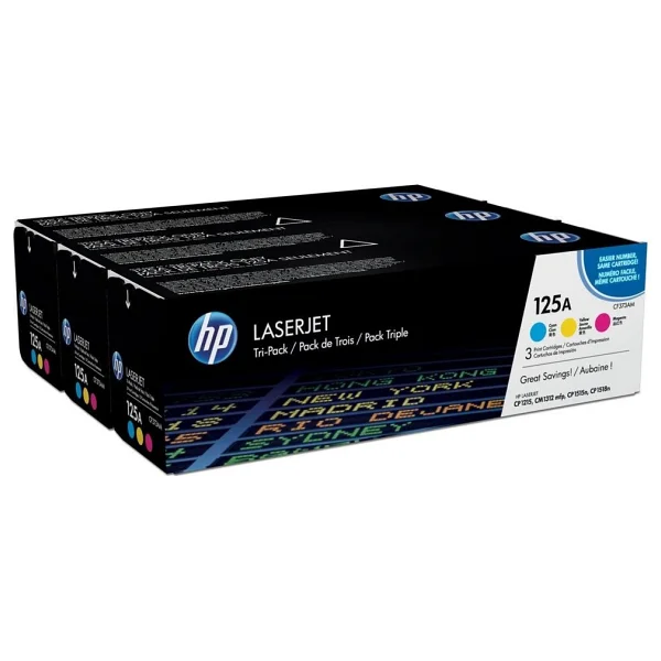 HP 125A CF373AM 3'lü Toner - Görsel 3