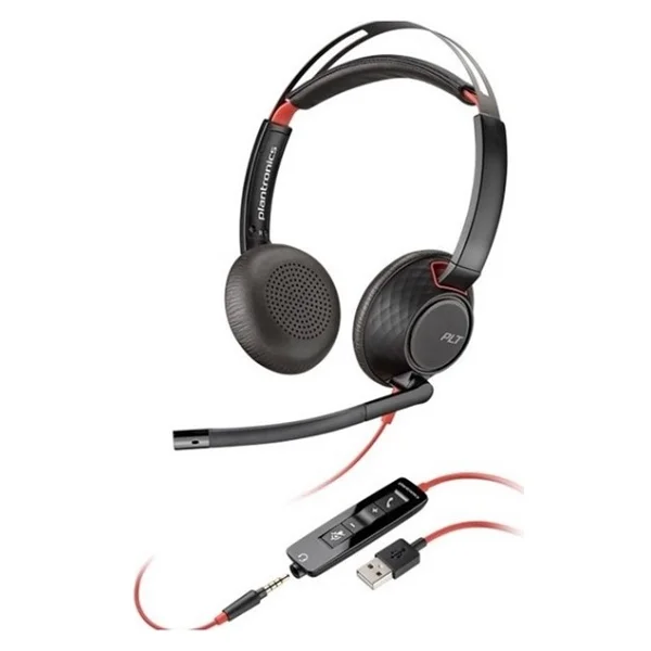 Poly Blackwire C5220 Kulak Üstü Çağrı Merkezi Kulaklığı - Görsel 3