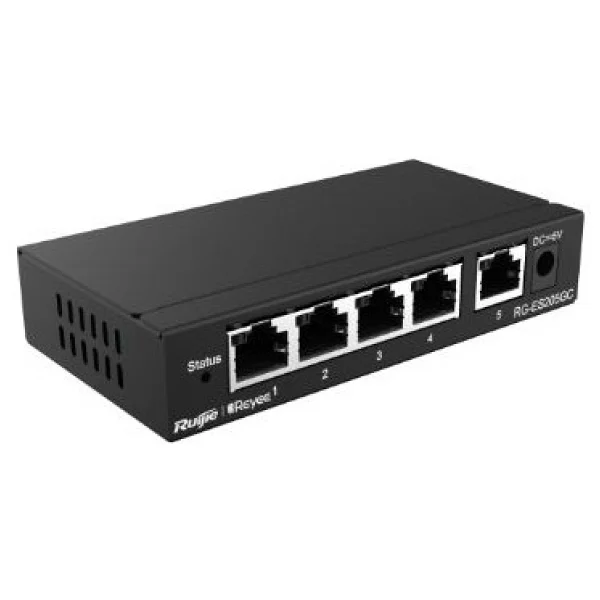 Ruijie Reyee RG-ES205GC 5 Port 10/100/1000 Mbps Gigabit Switch - Görsel 7