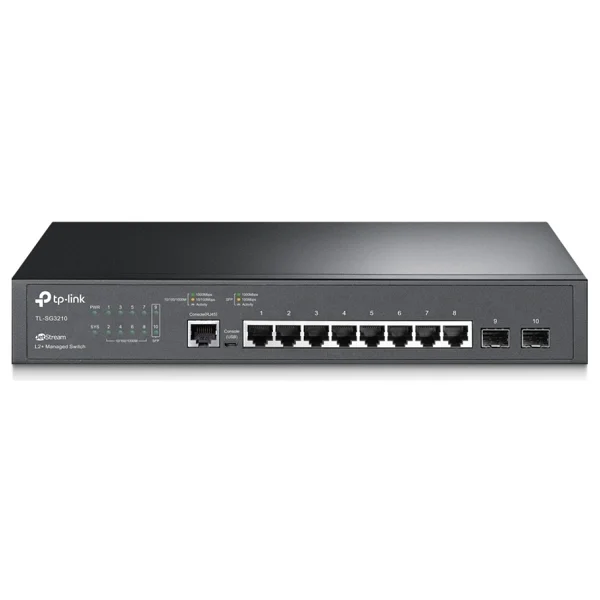 TP-Link Omada TL-SG3210 8 Port Gigabit L2 Switch - Görsel 2