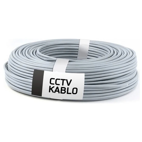 Martel 2+1 100MT Bakır CCTV Kablosu 2X0,22X0,33 - Görsel 2