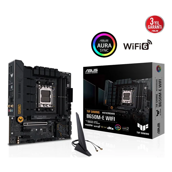 Asus TUF Gaming A620M-Plus AMD AM5 DDR5 Micro ATX Anakart - Görsel 7