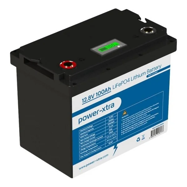 Power-Xtra 12.8V 100Ah LiFePO4 Lityum Akü - Ekranlı - Görsel 8