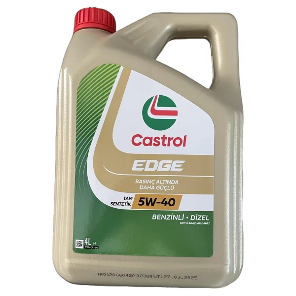 Castrol Edge 5W-40 4 lt Motor Yağı - 2025 - Görsel 3