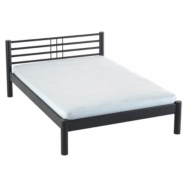 Unimet Asos-S Metal Karyola - Siyah - Konik Geçme - Konfor Destekli Latalı - 140x190/140x200/150x200/160x200 - 140 x 190 cm - Görsel 5