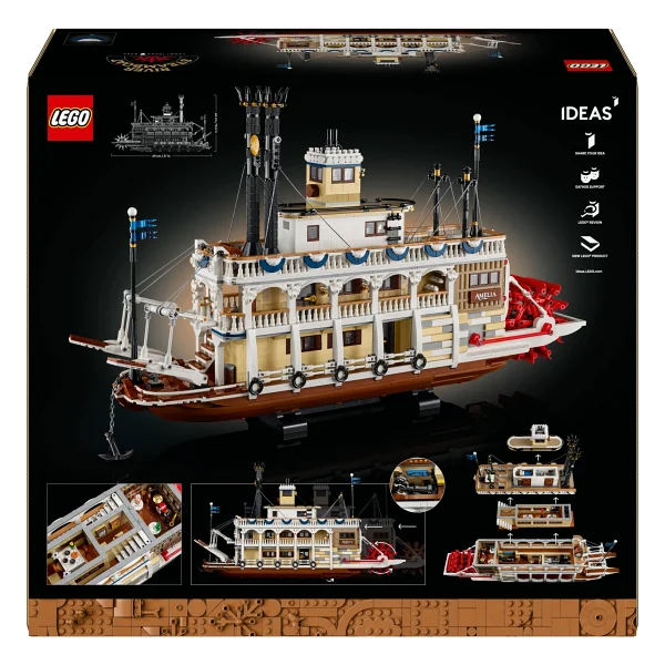 Lego 21356 Ideas Buharlı Nehir Gemisi - Görsel 4