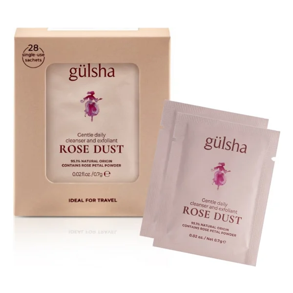 Gülsha Gül Tozu 28 Tekli Sachet Erkekler İçin Nazik Temizleyici ve Peeling Etkisi - Görsel 2