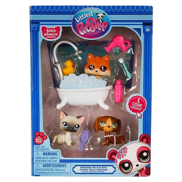 Littlest Pet Shop S3 Minişler Spa 3'lü Figür Seti 00638 - Görsel 3