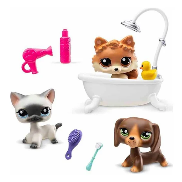 Littlest Pet Shop S3 Minişler Spa 3'lü Figür Seti 00638 - Görsel 4