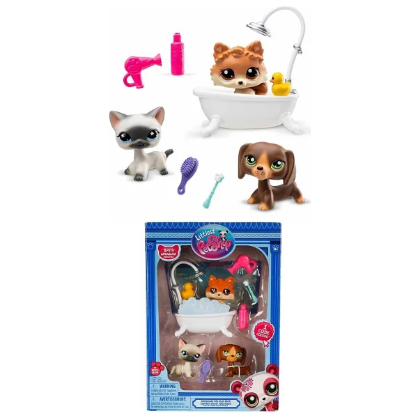 Littlest Pet Shop S3 Minişler Spa 3'lü Figür Seti 00638 - Görsel 5