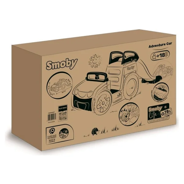 Smoby Life Kaydıraklı Macera Oyun Arabası 840207 - Görsel 7