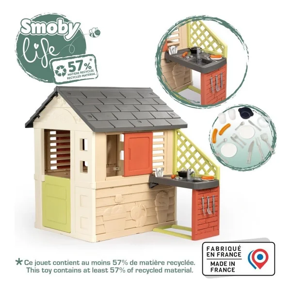 Smoby Life Doğa Oyun Evi ve Mutfağı 810739 - Görsel 5