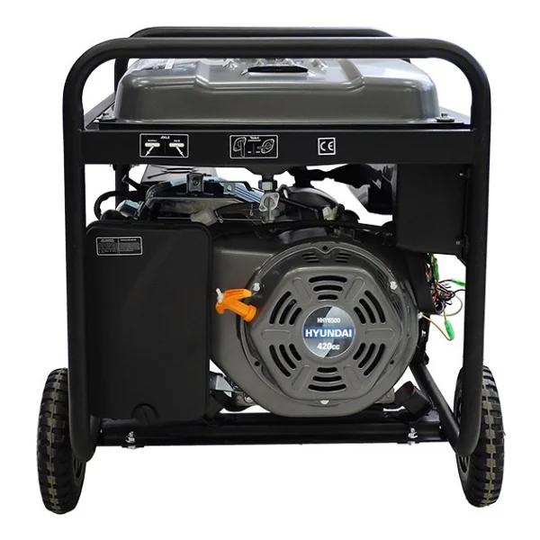 Hyundai HHY6500 6.8 kVA İpli Benzinli Jeneratör - Görsel 4