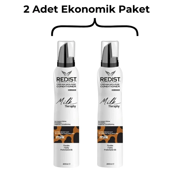 Redist Milk Theraphy 200 ml 2 Adet Saç Köpüğü - Görsel 3