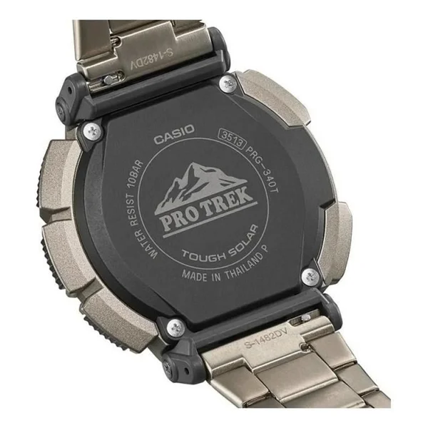 Casio Pro-Trek PRG-340T-7DR Titanyum Kordon Erkek Kol Saati - Görsel 8