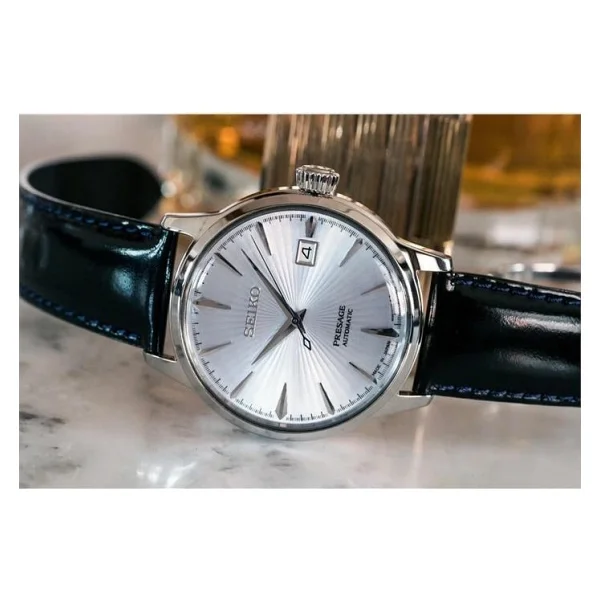 Seiko Presage Cocktail Time SRPB43 Deri Kordon Siyah Erkek Kol Saati - Görsel 4