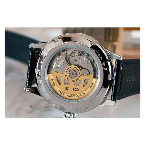 Seiko Presage Cocktail Time SRPB43 Deri Kordon Siyah Erkek Kol Saati - Görsel 5