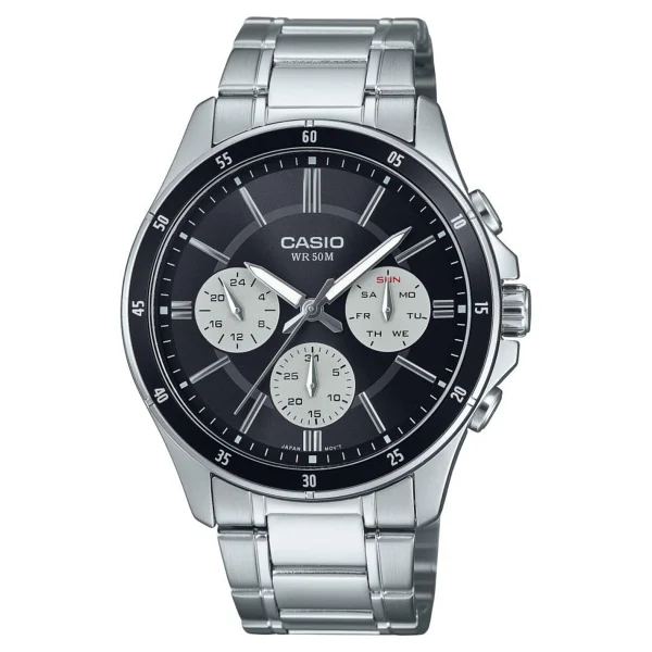 Casio Standart MTP-1374D-1A3VDF Çelik Kordon Siyah-Gri Erkek Kol Saati - Görsel 2