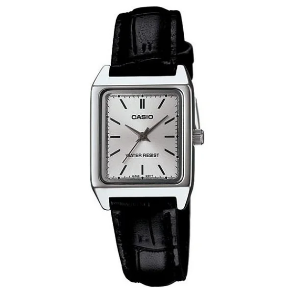 Casio Standart LTP-V007L-7E1UDF Deri Kordon Siyah-Gümüş Kadın Kol Saati - Görsel 5