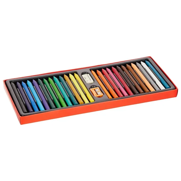 Faber-Castell 25'li Silinebilir Wax Crayon Mum Boya - Görsel 5