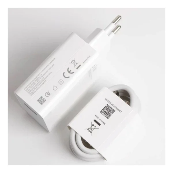 Xmart 67W (Watt) Mi 14 Ultra Uyumlu Şarj Seti Kablo (1m) + Başlık - Beyaz - Görsel 3