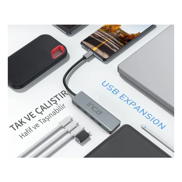 Inca ITPT-4TX Type-C USB Çoğaltıcı - Görsel 6
