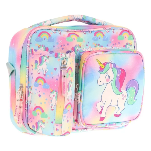 Kaukko Kids L7224 Leather Unicorn Beslenme Çantası - Görsel 7