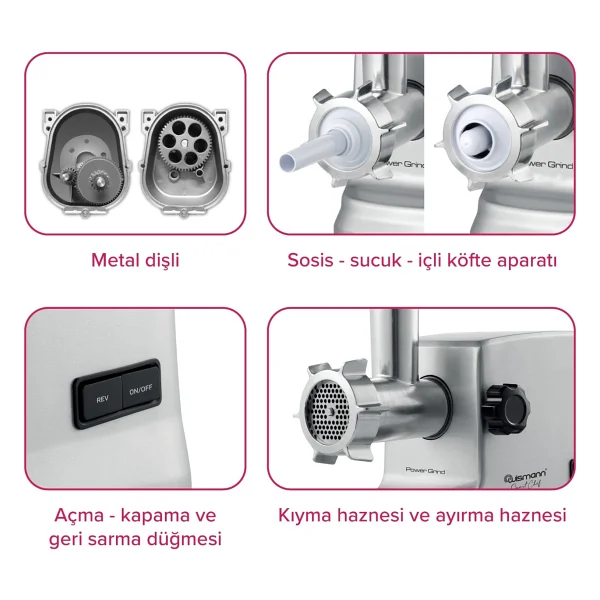 Wismann Power Grind WS3500 Kıyma Makinesi - Görsel 2