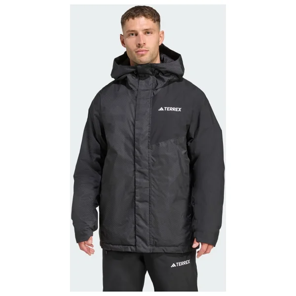Adidas Terrex Multi 2L Rain.Rdy Insulated JN3101 Kapüşonlu Erkek Şişme Mont - Görsel 5