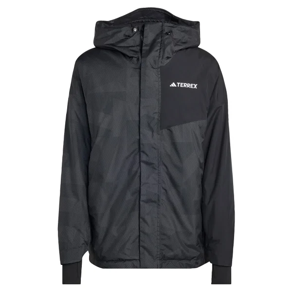 Adidas Terrex Multi 2L Rain.Rdy Insulated JN3101 Kapüşonlu Erkek Şişme Mont - Görsel 3