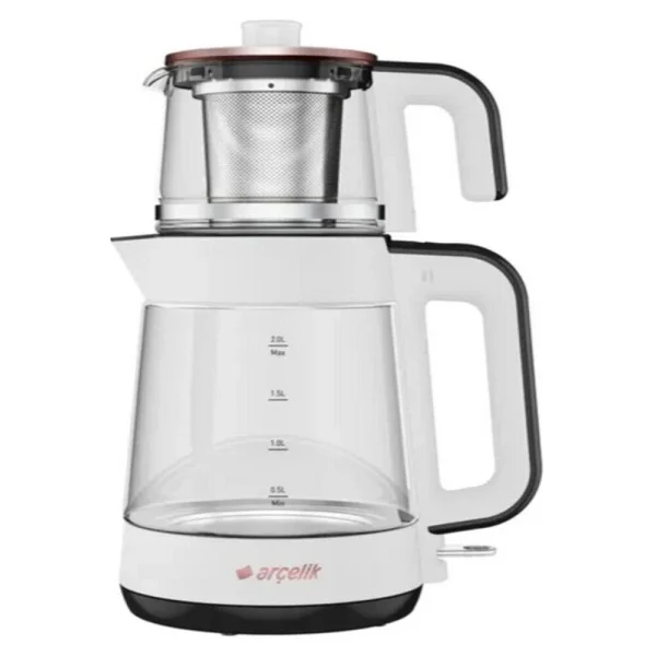 Arçelik cm 6964 B Beyaz Çay Makinesi 1.8 L Cam Malzeme ile Hızlı Demleme Özelliği - Görsel 6
