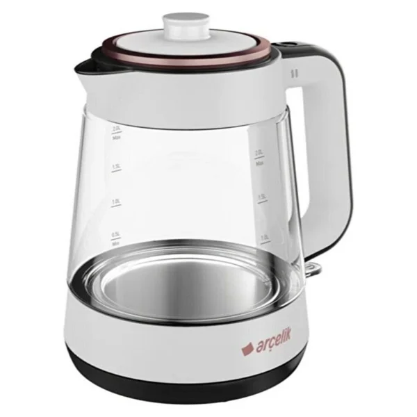 Arçelik cm 6964 B Beyaz Çay Makinesi 1.8 L Cam Malzeme ile Hızlı Demleme Özelliği - Görsel 8