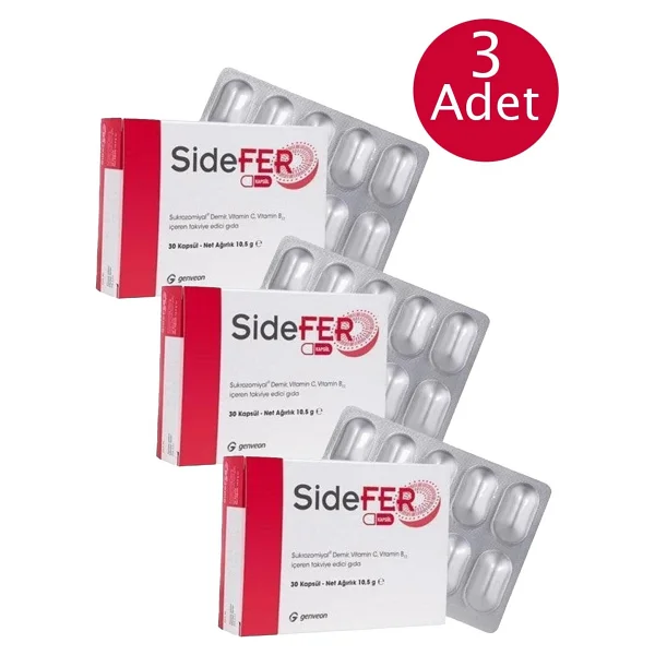 ASF Store Sidefer 30 Kapsül 3 Adet - Görsel 2