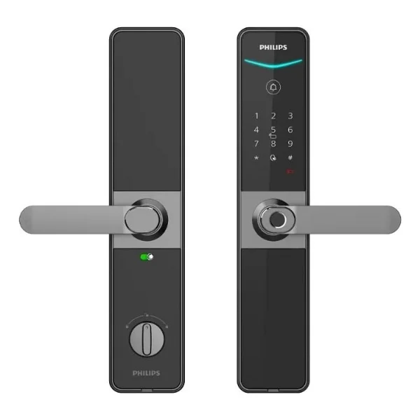 Philips Akıllı Kilit DDL610-5HBS Parmak İzi Şifre RFID Kart Wifi Bağlantılı - Görsel 7