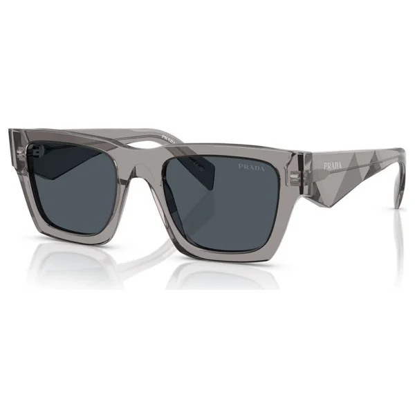 Prada PR A06S 16Z70B Transparent Dark Grey Erkek Güneş Gözlüğü - Görsel 6