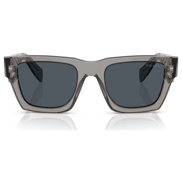 Prada PR A06S 16Z70B Transparent Dark Grey Erkek Güneş Gözlüğü - Görsel 4