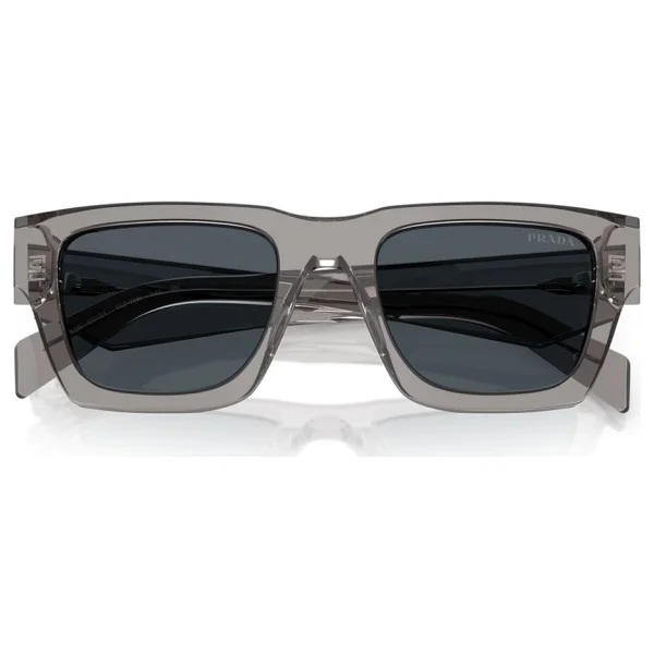 Prada PR A06S 16Z70B Transparent Dark Grey Erkek Güneş Gözlüğü - Görsel 5