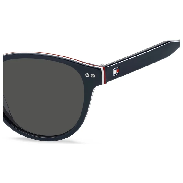 Tommy Hilfiger TH 2186/S PJP/IR Blue-Black Erkek Güneş Gözlüğü - Görsel 4