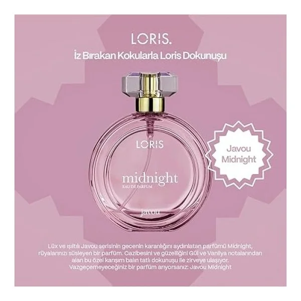 Loris Javou Midnight EDP 100 ml Kadın Parfüm - Görsel 7