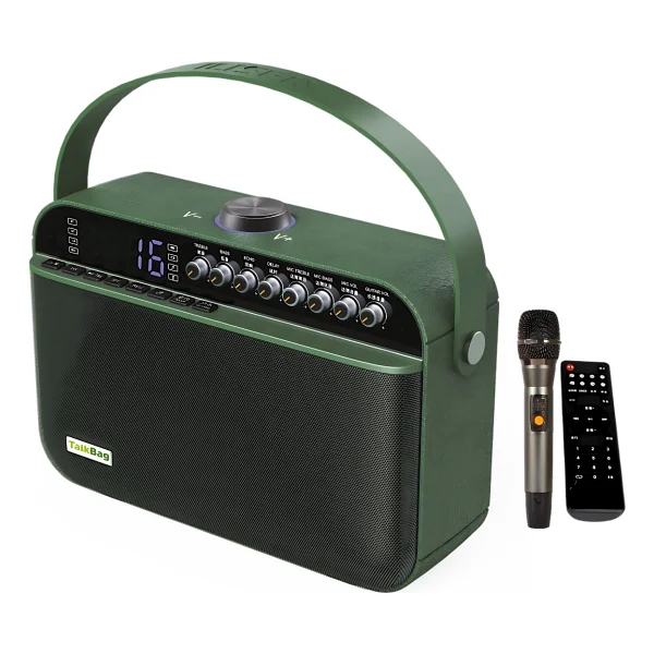 Talk Bag TB-100G Taşınabilir Şarjlı Bluetooth Hoparlör - Görsel 2