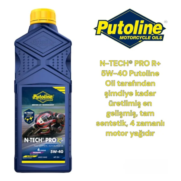 Putolıne N-tech Pro R+ 5w-40 Motosiklet Yağı - Görsel 4