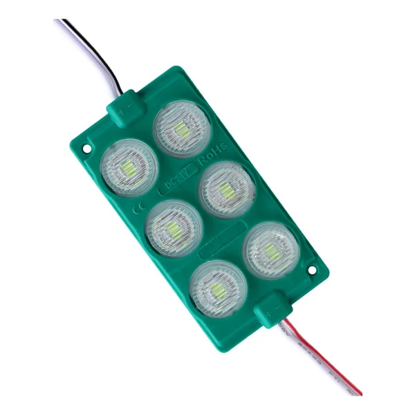 Powermaster 24 Volt 3 Watt Yeşil 3030 Modül Led 75x40 - Görsel 2
