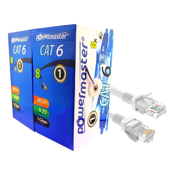 Powermaster Cat6 305 Metre Ethernet Network Kablosu - Görsel 2