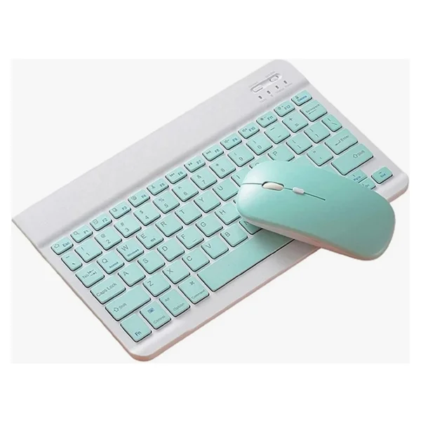 Xiaomi Pad 7 Uyumlu Bluetooth Klavye Mouse Set - Beyaz - Görsel 10