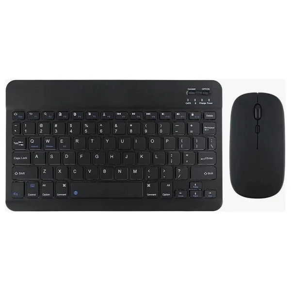 Xiaomi Pad 7 Uyumlu Bluetooth Klavye Mouse Set - Siyah - Görsel 2