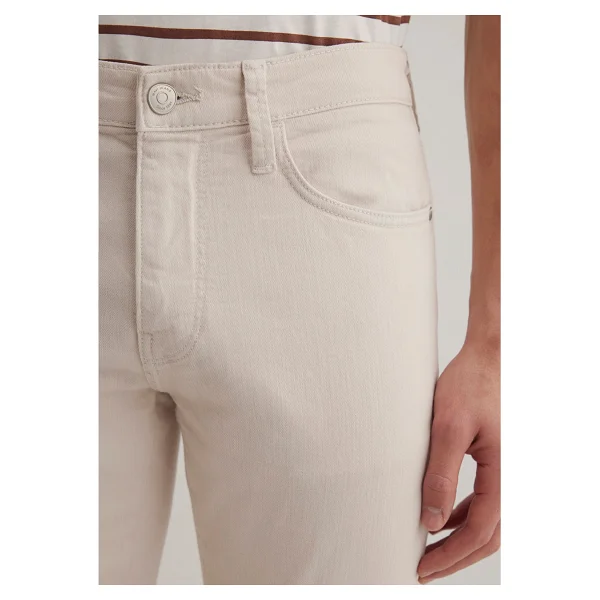 Mavi Jake Comfort 00422-22763 Ekru Erkek Skinny Gabardin Pantolon - Görsel 6