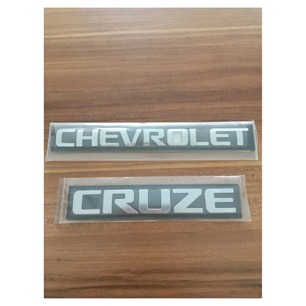 Chevrolet Cruze Bagaj Yazısı 2li Takım - Görsel 2